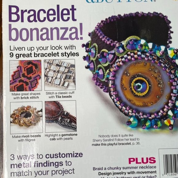Bead & Button Magazine Jewelry Crafting Book u August 2012 Issue 110 - Picture 3 of 8